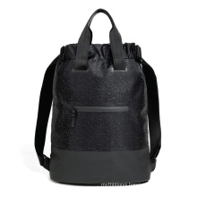 Gym backpack custom logo Wholesale Drawstring Nylon Sport Gym Backpack Bag